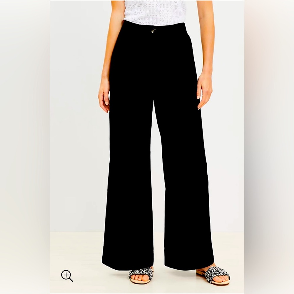 Gorgeous Loft Poplin wide Leg Pants! Size 6-8, New w/ tags! Cute & comfortable!